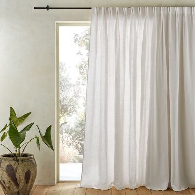 Am.Pm Λινό Ριντό Με Διπλές Πιέτες 180x420 Cm Λευκο 180x420 Cm, 260x420 Cm, 220x420 Cm, 350x420 Cm Am.Pm Λινό Ριντό Με Διπλές Πιέτες 180x420 Cm Λευκο 180x420 Cm, 260x420 Cm, 220x420 Cm, 350x420 Cm