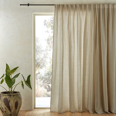 Am.Pm Λινό Ριντό Με Διπλές Πιέτες 180x420 Cm Μπεζ 180x420 Cm, 220x420 Cm, 260x420 Cm, 350x420 Cm Am.Pm Λινό Ριντό Με Διπλές Πιέτες 180x420 Cm Μπεζ 180x420 Cm, 220x420 Cm, 260x420 Cm, 350x420 Cm