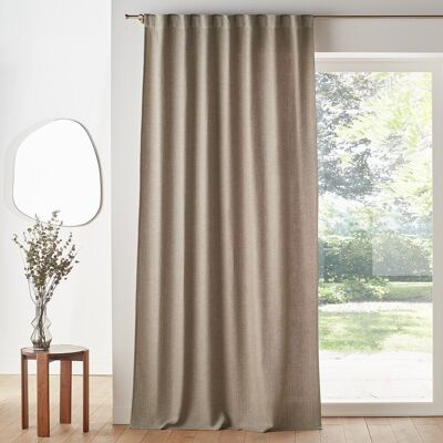 LA REDOUTE INTERIEURS Montego Beige - Κουρτίνα LA REDOUTE INTERIEURS Montego Beige - Κουρτίνα