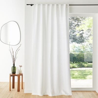 Ράψιμο λινό Elba από LA REDOUTE INTERIEURS - Κρυφές τρύπες - 250/300/350cm - Λευκό Ράψιμο λινό Elba από LA REDOUTE INTERIEURS - Κρυφές τρύπες - 250/300/350cm - Λευκό