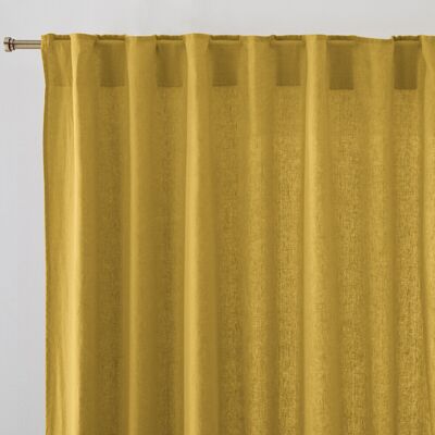 La Redoute Interieurs Λινή Κουρτίνα Με Κρυφές Θηλιές 140x250 Cm Κιτρινο 140x250 Cm, 140x300 Cm, 140x350 Cm La Redoute Interieurs Λινή Κουρτίνα Με Κρυφές Θηλιές 140x250 Cm Κιτρινο 140x250 Cm, 140x300 Cm, 140x350 Cm