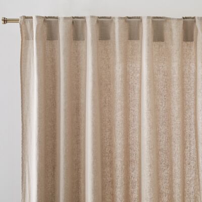 LA REDOUTE INTERIEURS Κουρτίνα από λινό Elba με κρυφές ταινίες 250x140 cm LA REDOUTE INTERIEURS Κουρτίνα από λινό Elba με κρυφές ταινίες 250x140 cm