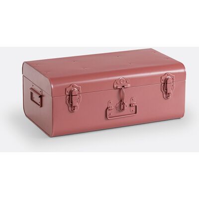 La Redoute Interieurs Μεταλλικό Μπαούλο Μ27xπ47xυ19cm Ροζ One Size La Redoute Interieurs Μεταλλικό Μπαούλο Μ27xπ47xυ19cm Ροζ One Size