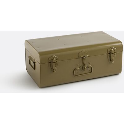 La Redoute Interieurs Μεταλλικό Μπαούλο Μ27xπ47xυ19cm Πρασινο One Size La Redoute Interieurs Μεταλλικό Μπαούλο Μ27xπ47xυ19cm Πρασινο One Size
