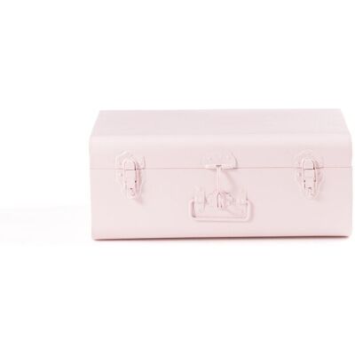 La Redoute Interieurs Μεταλλικό Μπαούλο Μ27xπ47xυ19cm Ροζ One Size La Redoute Interieurs Μεταλλικό Μπαούλο Μ27xπ47xυ19cm Ροζ One Size