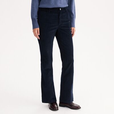 Anne Weyburn Bootcut Παντελόνι Από Κοτλέ Ύφασμα Μπλε 42, 38, 46, 36, 40, 50, 48, 44, 52 Anne Weyburn Bootcut Παντελόνι Από Κοτλέ Ύφασμα Μπλε 42, 38, 46, 36, 40, 50, 48, 44, 52
