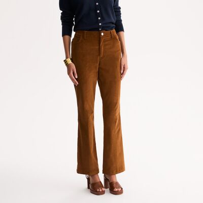 Anne Weyburn Bootcut Παντελόνι Από Κοτλέ Ύφασμα Καφε 40, 38, 42, 46, 44, 48, 50, 36, 52 Anne Weyburn Bootcut Παντελόνι Από Κοτλέ Ύφασμα Καφε 40, 38, 42, 46, 44, 48, 50, 36, 52