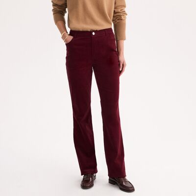Anne Weyburn Bootcut Παντελόνι Από Κοτλέ Ύφασμα Κοκκινο 40, 42, 38, 44, 46, 48, 36, 50, 52 Anne Weyburn Bootcut Παντελόνι Από Κοτλέ Ύφασμα Κοκκινο 40, 42, 38, 44, 46, 48, 36, 50, 52
