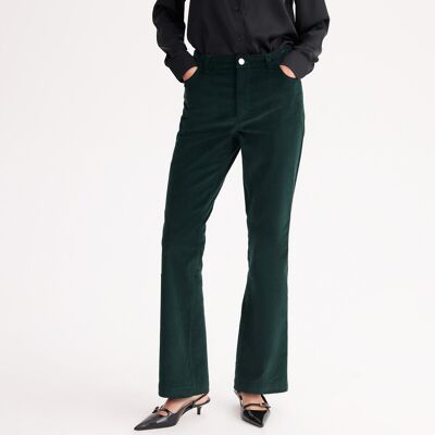 Anne Weyburn Bootcut Παντελόνι Από Κοτλέ Ύφασμα Πρασινο 40, 42, 38, 44, 48, 46, 36, 50 Anne Weyburn Bootcut Παντελόνι Από Κοτλέ Ύφασμα Πρασινο 40, 42, 38, 44, 48, 46, 36, 50