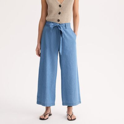 Anne Weyburn Τζιν Παντελόνι 7 8 Σε Ανοιχτό Denim Με Ζώνη Μπλε Extra Large Anne Weyburn Τζιν Παντελόνι 7 8 Σε Ανοιχτό Denim Με Ζώνη Μπλε Extra Large