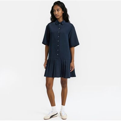 La Redoute Collections Κοντό Φόρεμα Με Κοντά Μανίκια Και Πιέτες Στη Φούστα Μπλε 38, 36, 40, 42, 34, 44, 48, 46 La Redoute Collections Κοντό Φόρεμα Με Κοντά Μανίκια Και Πιέτες Στη Φούστα Μπλε 38, 36, 40, 42, 34, 44, 48, 46
