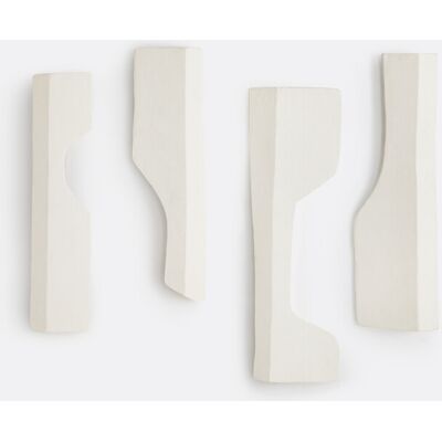 La Redoute Interieurs Σετ 4 Διακοσμητικών Τοίχου 3d Synka Π52xυ3cm Μπεζ One Size La Redoute Interieurs Σετ 4 Διακοσμητικών Τοίχου 3d Synka Π52xυ3cm Μπεζ One Size