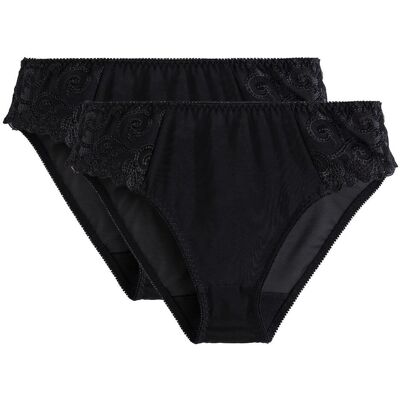 Anne Weyburn Σλιπ Minifique (Σετ Των 2) Μαυρο 42/44, 50/52, 38/40 Anne Weyburn Σλιπ Minifique (Σετ Των 2) Μαυρο 42/44, 50/52, 38/40
