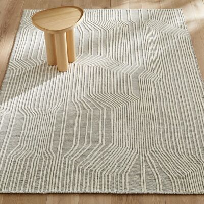 Am.Pm Χαλί Από Μαλλί Και Βαμβάκι 160x230 Cm Μ160xπ230cm Γκρι 160x230 Cm Am.Pm Χαλί Από Μαλλί Και Βαμβάκι 160x230 Cm Μ160xπ230cm Γκρι 160x230 Cm