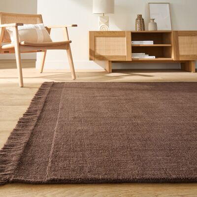 La Redoute Interieurs Χαλί Από Μαλλί Και Βαμβάκι Osni 120x170 Cm Μ120xπ170cm Καφε 160x230 Cm, 120x170 Cm La Redoute Interieurs Χαλί Από Μαλλί Και Βαμβάκι Osni 120x170 Cm Μ120xπ170cm Καφε 160x230 Cm, 120x170 Cm