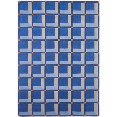 La Redoute Interieurs Μάλλινο Χαλί Με Γεωμετρικά Σχέδια 120x170 Cm Μ120xπ170cm Μπλε 120x170 Cm La Redoute Interieurs Μάλλινο Χαλί Με Γεωμετρικά Σχέδια 120x170 Cm Μ120xπ170cm Μπλε 120x170 Cm