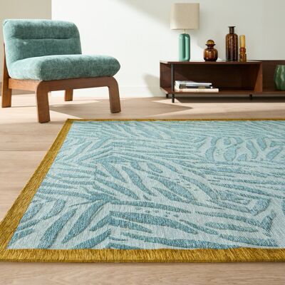 La Redoute Interieurs Ορθογώνιο Χαλί Lean 155x230 Cm Μ155xπ230cm Μπλε 155x230 Cm, 200x290 Cm La Redoute Interieurs Ορθογώνιο Χαλί Lean 155x230 Cm Μ155xπ230cm Μπλε 155x230 Cm, 200x290 Cm