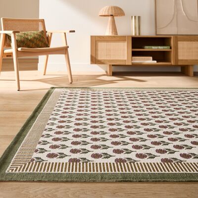 La Redoute Interieurs Χαλί Blockprint Από 100% Βαμβάκι 120x170 Cm Μ120xπ170cm Διαφορα Χρωματα 120x170 Cm La Redoute Interieurs Χαλί Blockprint Από 100% Βαμβάκι 120x170 Cm Μ120xπ170cm Διαφορα Χρωματα 120x170 Cm