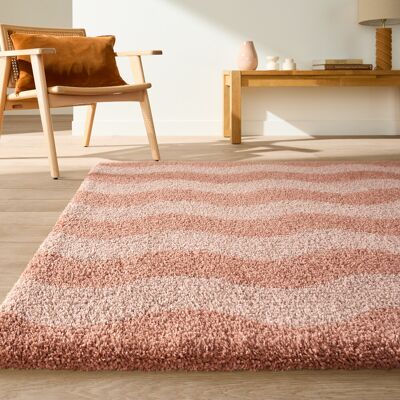 La Redoute Interieurs Ορθογώνιο Χαλί Με Κυματιστό Σχέδιο 120x170 Cm Μ120xπ170cm Ροζ 120x170 Cm La Redoute Interieurs Ορθογώνιο Χαλί Με Κυματιστό Σχέδιο 120x170 Cm Μ120xπ170cm Ροζ 120x170 Cm