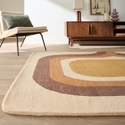 La Redoute Interieurs Μάλλινο Χαλί Με Vintage Σχέδιο 120x170 Cm Μ120xπ170cm Μπεζ 120x170 Cm, 160x230 Cm La Redoute Interieurs Μάλλινο Χαλί Με Vintage Σχέδιο 120x170 Cm Μ120xπ170cm Μπεζ 120x170 Cm, 160x230 Cm