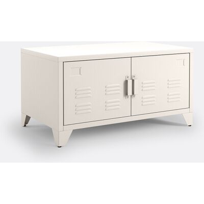 La Redoute Interieurs Hiba Μεταλλικό Ντουλάπι Με 2 Πόρτες Μ50xπ85cm Μπεζ One Size La Redoute Interieurs Hiba Μεταλλικό Ντουλάπι Με 2 Πόρτες Μ50xπ85cm Μπεζ One Size