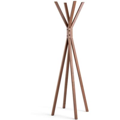Am.Pm Καλόγερος Από Ξύλο Καρυδιάς Μ60xπ60xυ171cm Καφε One Size Am.Pm Καλόγερος Από Ξύλο Καρυδιάς Μ60xπ60xυ171cm Καφε One Size