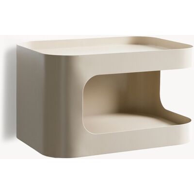 Am.Pm Επιτοίχιο Κομοδίνο Από Ατσάλι Με 1 Ράφι Μ30xπ40xυ24cm Μπεζ One Size Am.Pm Επιτοίχιο Κομοδίνο Από Ατσάλι Με 1 Ράφι Μ30xπ40xυ24cm Μπεζ One Size