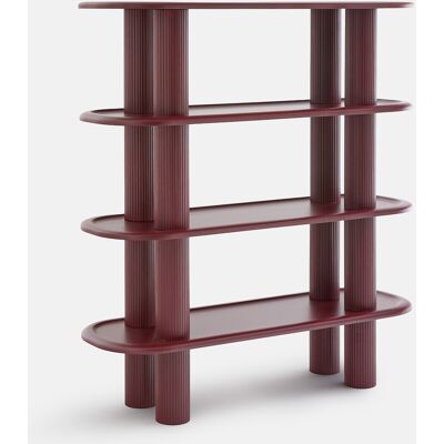 La Redoute Interieurs Βιβλιοθήκη Με 5 Ράφια Μ48xπ145xυ155cm Κοκκινο One Size La Redoute Interieurs Βιβλιοθήκη Με 5 Ράφια Μ48xπ145xυ155cm Κοκκινο One Size