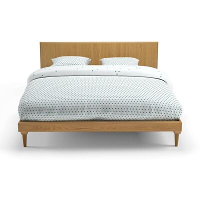LA REDOUTE INTERIEURS Vintage κρεβάτι Quilda - Δρυς μαζικό 140x190/160x200 LA REDOUTE INTERIEURS Vintage κρεβάτι Quilda - Δρυς μαζικό 140x190/160x200