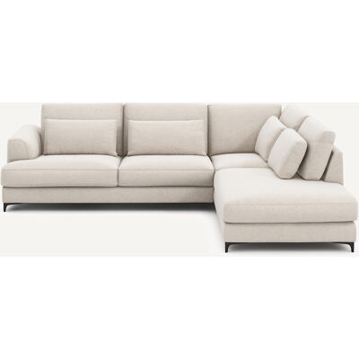 Am.Pm Γωνιακός Καναπές-Κρεβάτι Δεξιός Μ222xπ294xυ83cm Λευκο Δεξιός Am.Pm Γωνιακός Καναπές-Κρεβάτι Δεξιός Μ222xπ294xυ83cm Λευκο Δεξιός