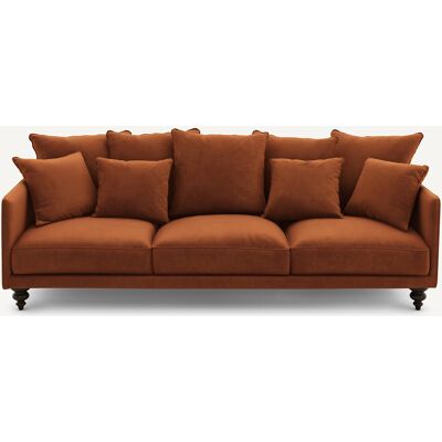 Am.Pm Καναπές Από Βελούδο Μ105xπ198xυ93cm Καφε 5 Θέσεις, 3 Θέσεις, 4 Θέσεις Am.Pm Καναπές Από Βελούδο Μ105xπ198xυ93cm Καφε 5 Θέσεις, 3 Θέσεις, 4 Θέσεις
