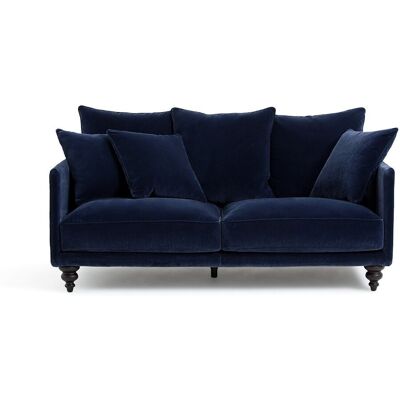 Am.Pm Καναπές Από Βελούδο Μ105xπ178xυ93cm Μπλε 3 Θέσεις Am.Pm Καναπές Από Βελούδο Μ105xπ178xυ93cm Μπλε 3 Θέσεις