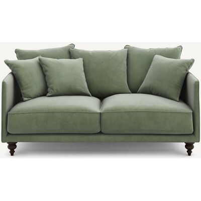 Am.Pm Καναπές Από Βελούδο Μ105xπ178xυ93cm Πρασινο 3 Θέσεις Am.Pm Καναπές Από Βελούδο Μ105xπ178xυ93cm Πρασινο 3 Θέσεις