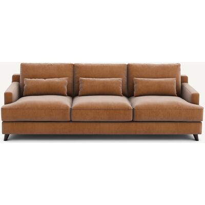 Am.Pm Καναπές Από Βελούδο Μ100xπ197xυ83cm Μπεζ 3 Θέσεις, 4 Θέσεις Am.Pm Καναπές Από Βελούδο Μ100xπ197xυ83cm Μπεζ 3 Θέσεις, 4 Θέσεις