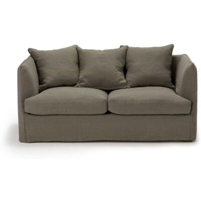Am.Pm Διθέσιος Καναπές Από Λινό Stonewashed Μ95xπ162xυ82cm Καφε 2 Θέσεις Am.Pm Διθέσιος Καναπές Από Λινό Stonewashed Μ95xπ162xυ82cm Καφε 2 Θέσεις