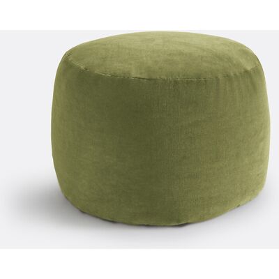 La Redoute Interieurs Βελούδινο Πουφ Velvet Πρασινο One Size La Redoute Interieurs Βελούδινο Πουφ Velvet Πρασινο One Size