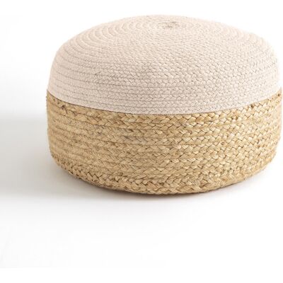 La Redoute Interieurs Pouf Popayan - Ασιατικό στυλ, Jute, Βαμβάκι, 50cm La Redoute Interieurs Pouf Popayan - Ασιατικό στυλ, Jute, Βαμβάκι, 50cm