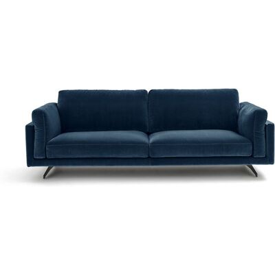 Am.Pm Καναπές Από Βελούδο Μ99xπ213xυ82cm Μπλε 4 Θέσεις, 3 Θέσεις Am.Pm Καναπές Από Βελούδο Μ99xπ213xυ82cm Μπλε 4 Θέσεις, 3 Θέσεις