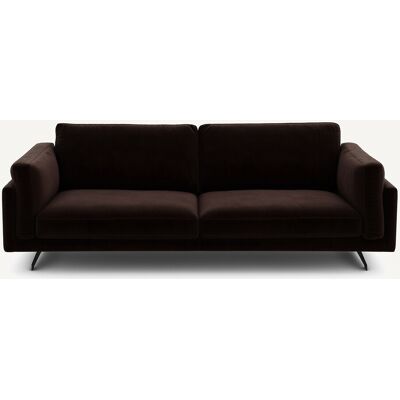 Am.Pm Καναπές Από Βελούδο Μ99xπ213xυ82cm Καφε 4 Θέσεις, 3 Θέσεις Am.Pm Καναπές Από Βελούδο Μ99xπ213xυ82cm Καφε 4 Θέσεις, 3 Θέσεις
