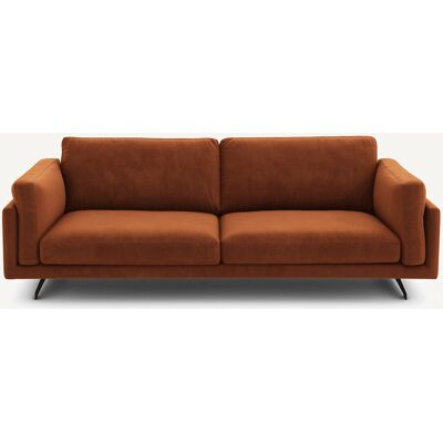 Am.Pm Καναπές Από Βελούδο Μ99xπ213xυ82cm Καφε 3 Θέσεις, 4 Θέσεις Am.Pm Καναπές Από Βελούδο Μ99xπ213xυ82cm Καφε 3 Θέσεις, 4 Θέσεις