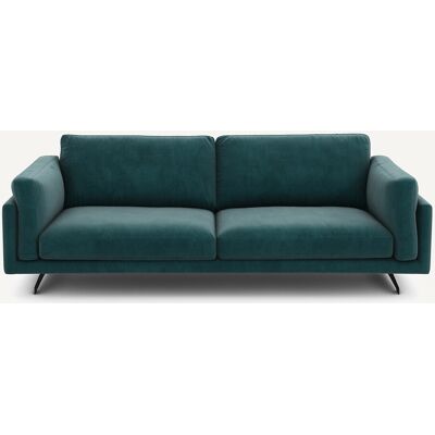 Am.Pm Καναπές Από Βελούδο Μ99xπ213xυ82cm Μπλε 3 Θέσεις, 4 Θέσεις Am.Pm Καναπές Από Βελούδο Μ99xπ213xυ82cm Μπλε 3 Θέσεις, 4 Θέσεις
