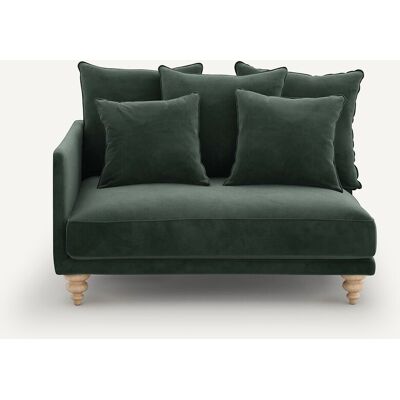Am.Pm Μισός Καναπές Από Βελούδο Μ105xπ132xυ93cm Πρασινο Δεξιός, Αριστερός Am.Pm Μισός Καναπές Από Βελούδο Μ105xπ132xυ93cm Πρασινο Δεξιός, Αριστερός