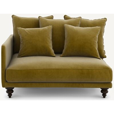 Am.Pm Μισός Καναπές Από Βελούδο Μ105xπ132xυ93cm Πρασινο Δεξιός, Αριστερός Am.Pm Μισός Καναπές Από Βελούδο Μ105xπ132xυ93cm Πρασινο Δεξιός, Αριστερός