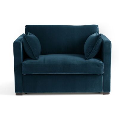 Am.Pm 2θέσιος Πτυσσόμενος Καναπές Από Βελούδο Μ98xπ127xυ87cm Μπλε 2 Θέσεις Am.Pm 2θέσιος Πτυσσόμενος Καναπές Από Βελούδο Μ98xπ127xυ87cm Μπλε 2 Θέσεις