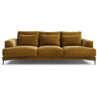 Am.Pm Καναπές Από Βελούδο Μ105xπ217xυ83cm Καφε 3 Θέσεις, 4 Θέσεις Am.Pm Καναπές Από Βελούδο Μ105xπ217xυ83cm Καφε 3 Θέσεις, 4 Θέσεις