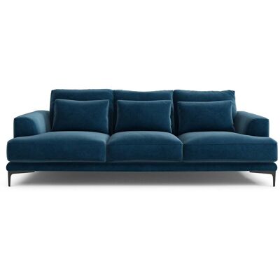 Am.Pm Καναπές Από Βελούδο Μ105xπ217xυ83cm Μπλε 4 Θέσεις, 3 Θέσεις Am.Pm Καναπές Από Βελούδο Μ105xπ217xυ83cm Μπλε 4 Θέσεις, 3 Θέσεις