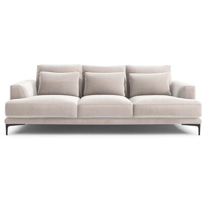 Am.Pm Καναπές Από Βελούδο Μ105xπ217xυ83cm Γκρι 3 Θέσεις, 4 Θέσεις Am.Pm Καναπές Από Βελούδο Μ105xπ217xυ83cm Γκρι 3 Θέσεις, 4 Θέσεις