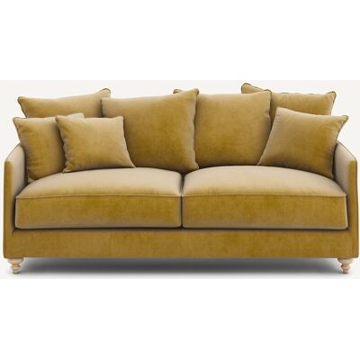 Am.Pm Πτυσσόμενος Καναπές Από Βελούδο Μ105xπ204xυ93cm Καφε 3 Θέσεις Am.Pm Πτυσσόμενος Καναπές Από Βελούδο Μ105xπ204xυ93cm Καφε 3 Θέσεις