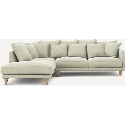 Am.Pm Γωνιακός Καναπές Από Βελούδο Stonewashed Μ206xπ279xυ93cm Πρασινο Δεξιός, Αριστερός Am.Pm Γωνιακός Καναπές Από Βελούδο Stonewashed Μ206xπ279xυ93cm Πρασινο Δεξιός, Αριστερός