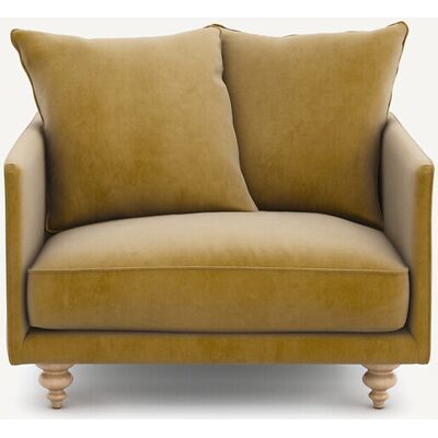 Am.Pm Βελούδινη Πολυθρόνα Μ87xπ87xυ85cm Καφε 1 Θέση Am.Pm Βελούδινη Πολυθρόνα Μ87xπ87xυ85cm Καφε 1 Θέση